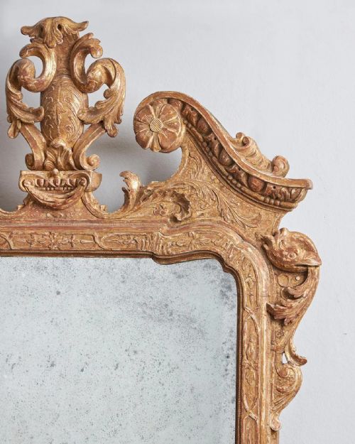 AN IMPORTANT 18TH CENTURY GEORGE I GILT GESSO MIRROR C 1725 - ADDITIONAL PHOTO 10