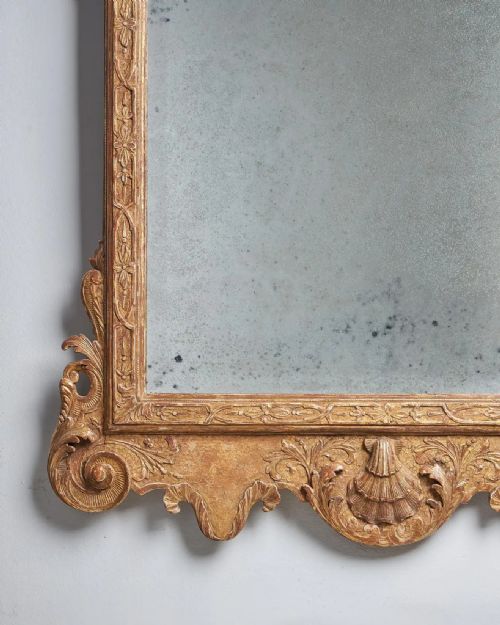 AN IMPORTANT 18TH CENTURY GEORGE I GILT GESSO MIRROR C 1725 - ADDITIONAL PHOTO 13
