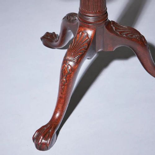 A FINE 18TH CENTURY GEORGE II MAHOGANY PIECRUST TRIPOD TABLE CIRCA 1750 - ADDITIONAL PHOTO 5
