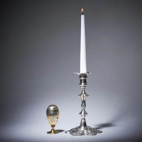 GEORGE III SILVERGILT PEPPER POT WITH THE ROYAL CYPHER OF QUEEN CHARLOTTE 1798 - ADDITIONAL PHOTO 17