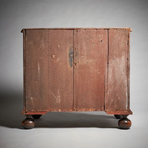 ORIGINAL 17TH CENTURY WILLIAM AND MARY OLIVE OYSTER CHEST CIRCA 1690 ENGLAND - ADDITIONAL PHOTO 16
