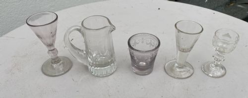 Five Miniature Glasses