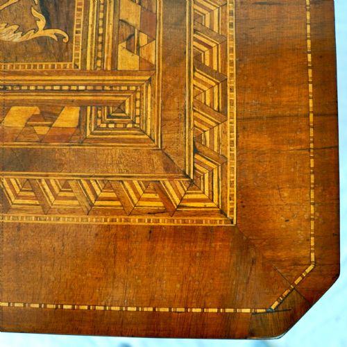 FINE 19THCENTURY ITALIAN NEOCLASSICAL MARQUETRY WALNUT CENTRE TABLE - ADDITIONAL PHOTO 10