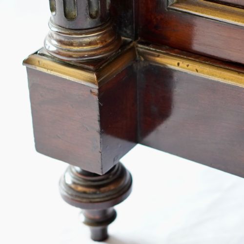 FRENCH DIRECTOIRE STYLE MAHOGANY GLAZED DISPLAY VITRINE CABINET - ADDITIONAL PHOTO 18