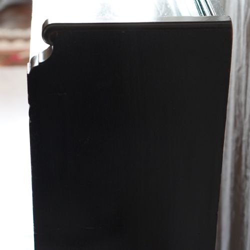 VICTORIAN EBONISED OPEN BOOKCASE BY STORY TRIGGS LONDON - ADDITIONAL PHOTO 15