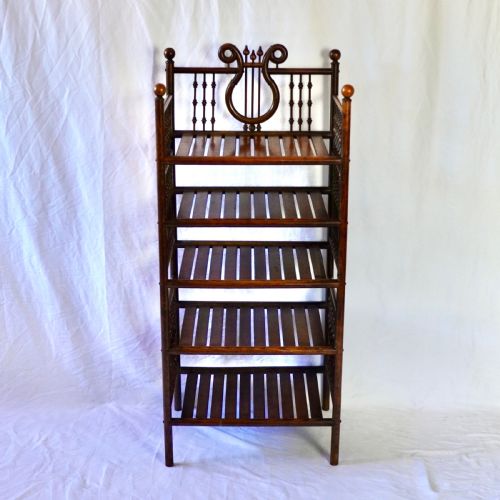 VICTORIAN ASH WHATNOT OR TAGRE - ADDITIONAL PHOTO 2