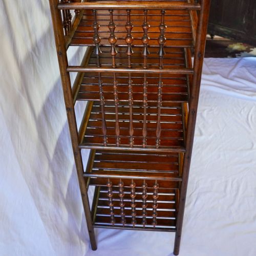 VICTORIAN ASH WHATNOT OR TAGRE - ADDITIONAL PHOTO 4