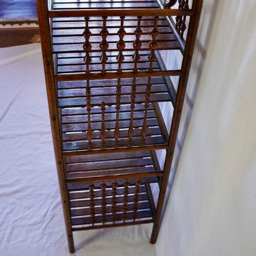 VICTORIAN ASH WHATNOT OR TAGRE - ADDITIONAL PHOTO 5