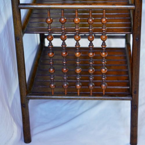 VICTORIAN ASH WHATNOT OR TAGRE - ADDITIONAL PHOTO 8