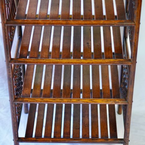 VICTORIAN ASH WHATNOT OR TAGRE - ADDITIONAL PHOTO 19