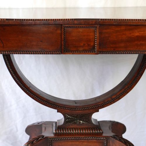 FINE REGENCY MAHOGANY SOFA TABLE IN THE MANNER OF WILLIAM TROTTER - ADDITIONAL PHOTO 10