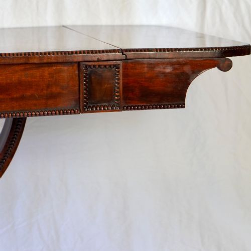 FINE REGENCY MAHOGANY SOFA TABLE IN THE MANNER OF WILLIAM TROTTER - ADDITIONAL PHOTO 11