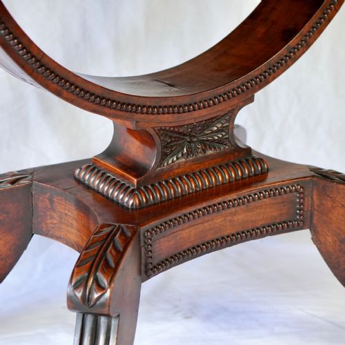 FINE REGENCY MAHOGANY SOFA TABLE IN THE MANNER OF WILLIAM TROTTER - ADDITIONAL PHOTO 14