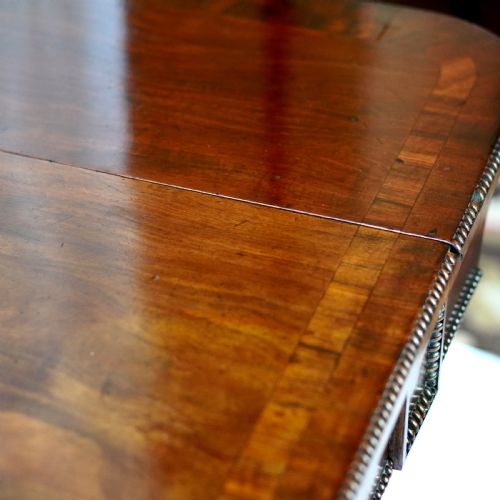 FINE REGENCY MAHOGANY SOFA TABLE IN THE MANNER OF WILLIAM TROTTER - ADDITIONAL PHOTO 15
