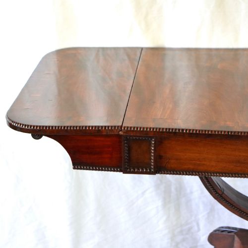 FINE REGENCY MAHOGANY SOFA TABLE IN THE MANNER OF WILLIAM TROTTER - ADDITIONAL PHOTO 18