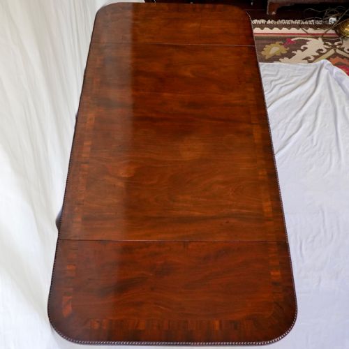 FINE REGENCY MAHOGANY SOFA TABLE IN THE MANNER OF WILLIAM TROTTER - ADDITIONAL PHOTO 25