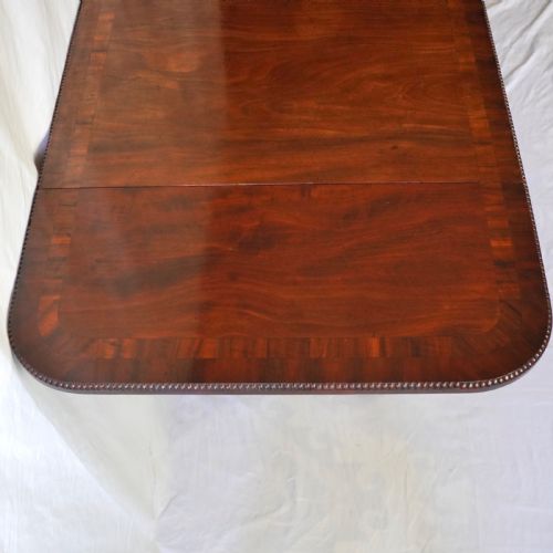 FINE REGENCY MAHOGANY SOFA TABLE IN THE MANNER OF WILLIAM TROTTER - ADDITIONAL PHOTO 26