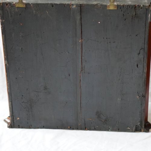 LATE 18TH EARLY 19TH CENTURY DUTCH FLORAL MARQUETRY GLAZED DISPLAY CABINET - ADDITIONAL PHOTO 22