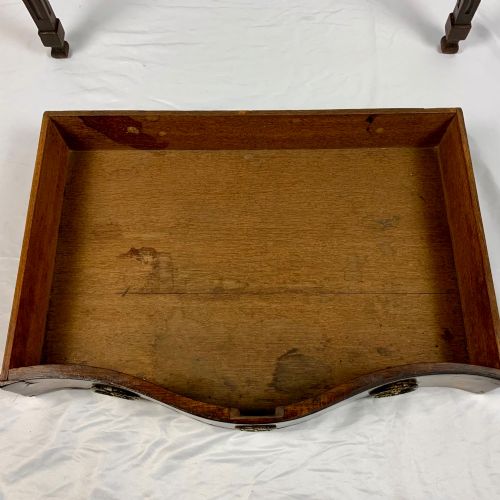 DUTCH WALNUT MARQUETRY SERPENTINE SIDE TABLE C1750 ANTIQUE 18TH CENTURY - ADDITIONAL PHOTO 14