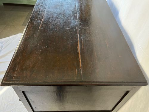 CHARLES II OAK GEOMETRIC CHEST OF DRAWERS TWOPART C1680 - ADDITIONAL PHOTO 13