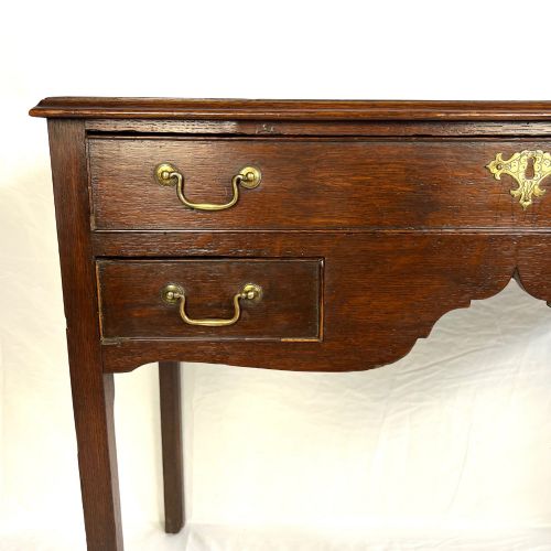 GEORGE III OAK LOWBOY - ADDITIONAL PHOTO 1