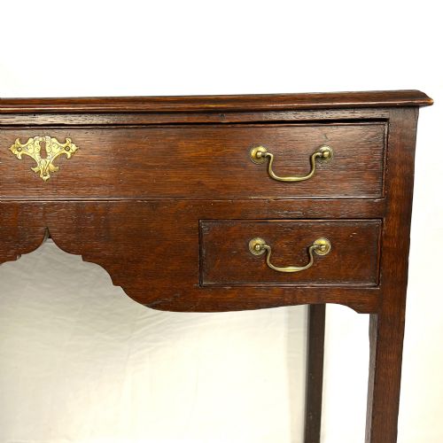 GEORGE III OAK LOWBOY - ADDITIONAL PHOTO 3