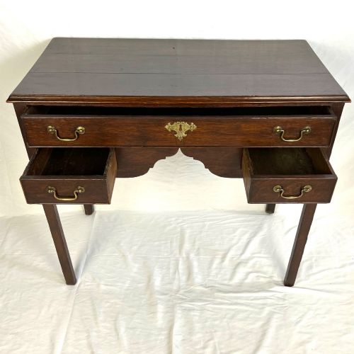 GEORGE III OAK LOWBOY - ADDITIONAL PHOTO 6