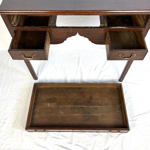GEORGE III OAK LOWBOY - ADDITIONAL PHOTO 13
