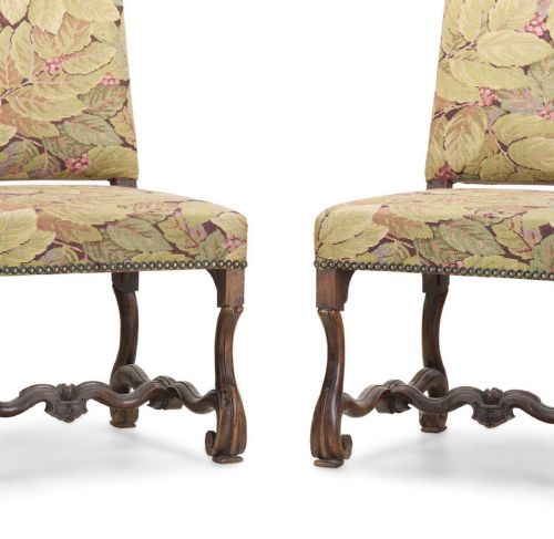 PAIR OF LATE 19TH CENTURY FRENCH WALNUT CHAIRS IN THE LOUIS XIV STYLE - ADDITIONAL PHOTO 1