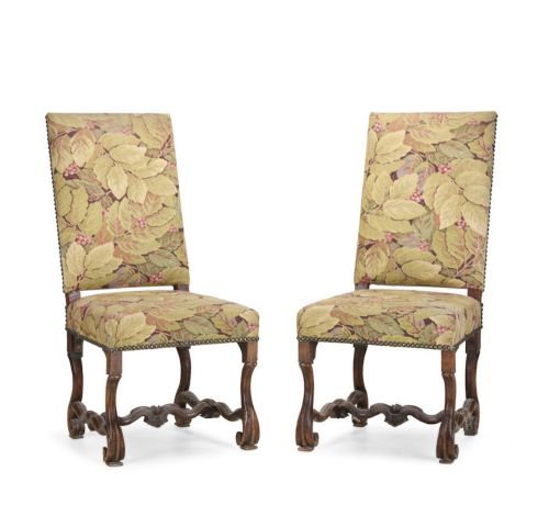 PAIR OF LATE 19TH CENTURY FRENCH WALNUT CHAIRS IN THE LOUIS XIV STYLE - ADDITIONAL PHOTO 2
