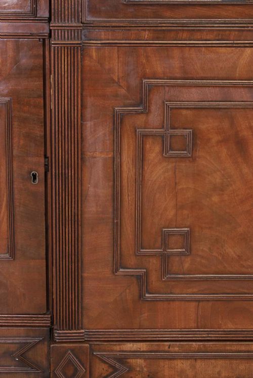 LARGE GEORGE IV MAHOGANY BREAKFRONT LIBRARY BOOKCASE IN THE MANNER OF GILLOWS C1820 - ADDITIONAL PHOTO 5