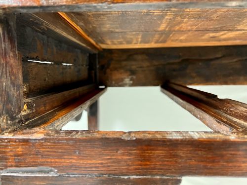 18TH CENTURY GEORGIAN OAK LOWBOY SIDE TABLE - ADDITIONAL PHOTO 7