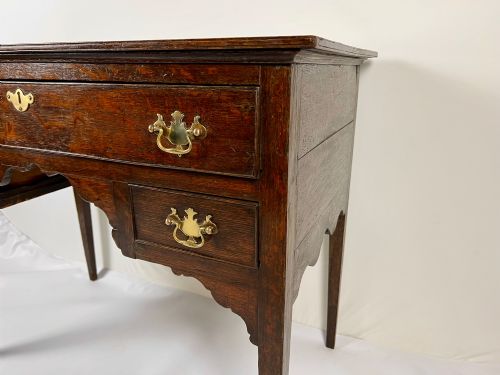 18TH CENTURY GEORGIAN OAK LOWBOY SIDE TABLE - ADDITIONAL PHOTO 10