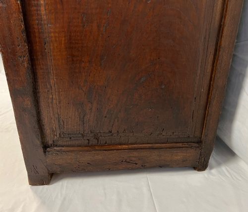 18TH CENTURY FRENCH PROVINCIAL CHESTNUT LAVABO CABINET WITH ORIGINAL PEWTER CISTERN BASIN - ADDITIONAL PHOTO 12