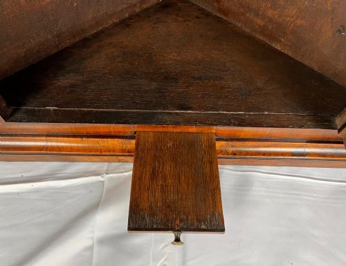 EXCEPTIONAL QUEEN ANNE WALNUT HANGING CORNER CUPBOARD C1710 ORIGINAL MIRROR CANDLE SLIDE - ADDITIONAL PHOTO 10