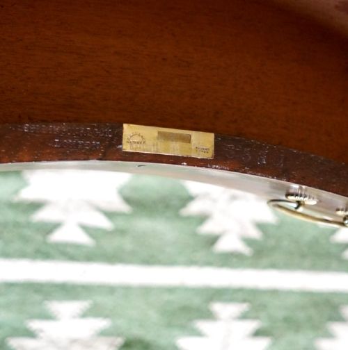 VICTORIAN COLLINSON LOCK ROSEWOOD WRITING TABLE DESK BRASS INLAID C1880 - ADDITIONAL PHOTO 9