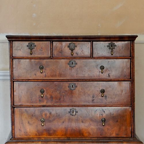 EARLY 18TH CENTURY WALNUT CHEST ON STAND QUEEN ANNE PERIOD C1710 - ADDITIONAL PHOTO 2