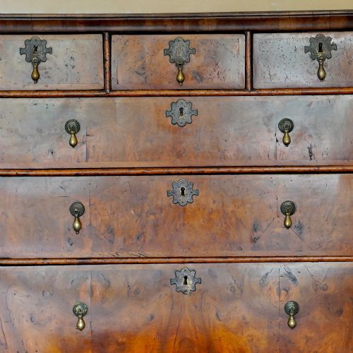 EARLY 18TH CENTURY WALNUT CHEST ON STAND QUEEN ANNE PERIOD C1710 - ADDITIONAL PHOTO 6
