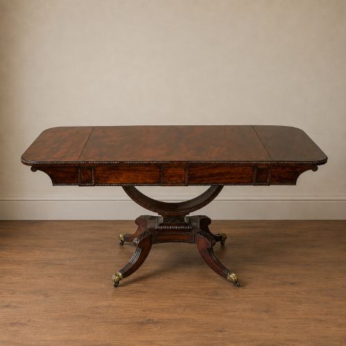Fine Regency Mahogany Sofa Table in the Manner of William Trotter