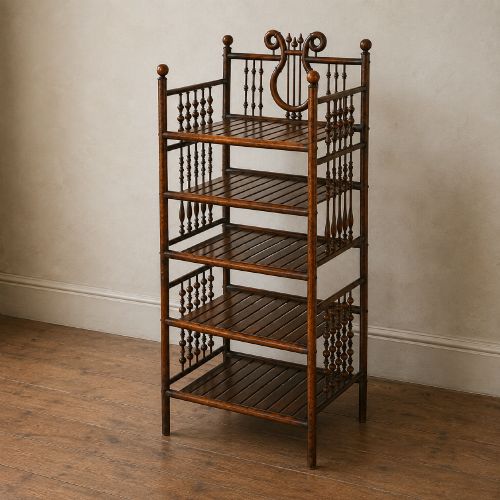 Victorian Ash Whatnot or Étagère