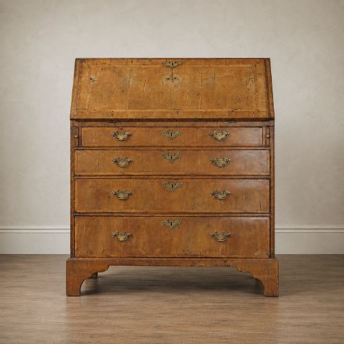 Early Georgian Walnut Bureau