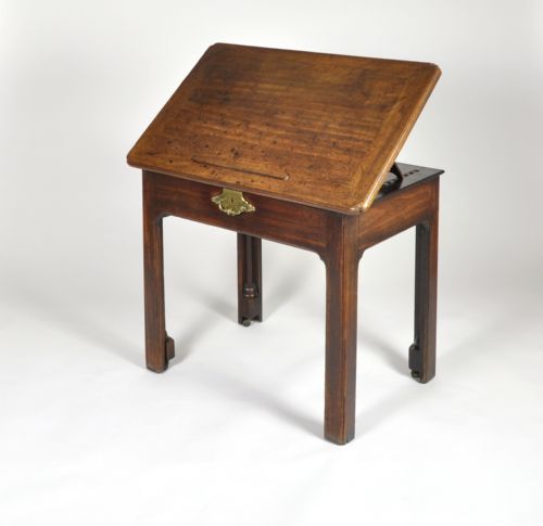 george ii period mahogany architects table - CATEGORY: ANTIQUE TABLES - DATED GEORGIAN