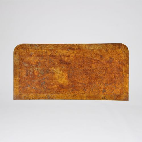 LATE REGENCY PERIOD BURR ELM AND OAK CROSSBANDED CARD TABLE - ADDITIONAL PHOTO 2