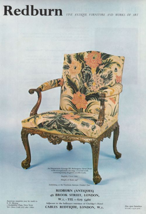 A FINE AND RARE GEORGE II PERIOD CARVED MAHOGANY LIBRARY ARMCHAIR - ADDITIONAL PHOTO 9