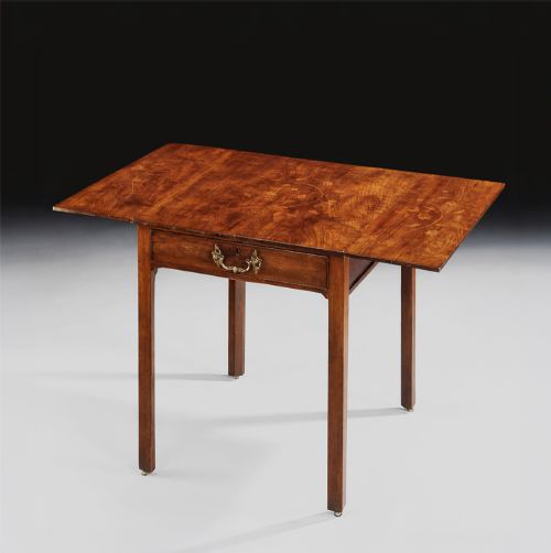 A George III Mahogany Inlaid Pembroke Table