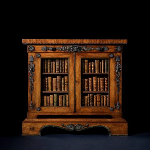 A Regency Period Bronze-mounted Mahogany Side Cabinet