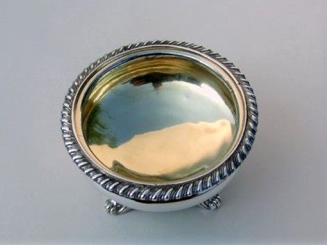 A Rare Barnard Family Silver Master Salt Tub.
