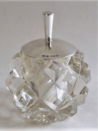 An Unusual Victorian Silver Mounted Glue Pot.