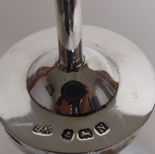 fig 1. An unusual silver mounted bitters jigger.