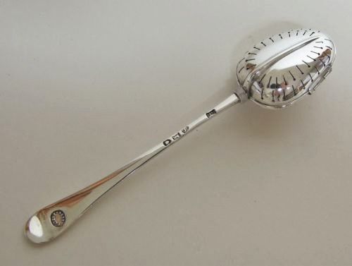 A Rare Victorian Patented Silver Tea Infuser.